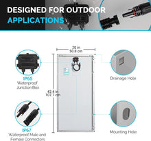 Load image into Gallery viewer, 400 Watt 12 Volt Solar Starter Kit w/ MPPT Charge Controller