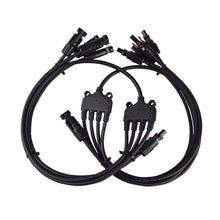 Load image into Gallery viewer, 4 to 1 Solar Branch Connectors MMMMF+FFFFM Pair