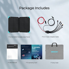 Load image into Gallery viewer, E.FLEX 80 portable solar panel