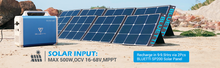 Load image into Gallery viewer, BLUETTI EB240 + 2*PV120/PV200 | 1000 Watt Generator