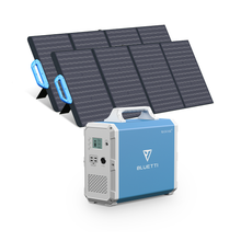 Load image into Gallery viewer, BLUETTI EB150 + 2*PV120/PV200 | 1000 Watt Generator