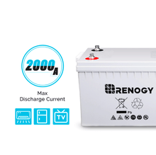 Load image into Gallery viewer, Renogy Deep Cycle AGM Battery 12 Volt 200Ah | RNG-BATT-AGM12-200
