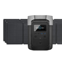 Load image into Gallery viewer, EcoFlow DELTA + 3x 110W Solar Panel