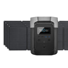 Load image into Gallery viewer, EcoFlow DELTA + 4x 110W Solar Panel