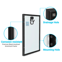 Load image into Gallery viewer, Renogy [Eclipse] 100 Watt 12V Monocrystalline Solar Panel