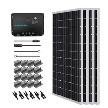 Load image into Gallery viewer, Renogy 400 Watt 12 Volt Complete Solar Kit w/ Mounting Hardware